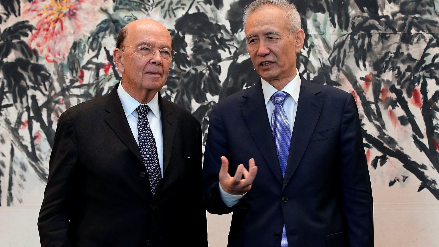 Image: U.S. Commerce Secretary Wilbur Ross, Chinese Vice Premier Liu He