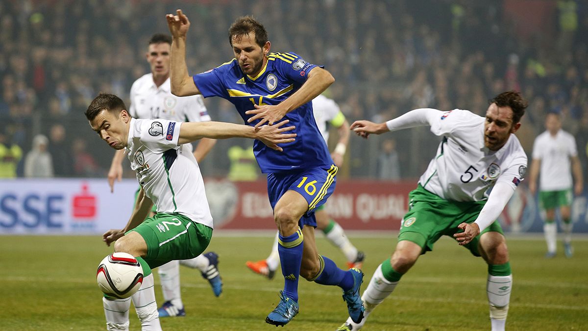 يورو 2016 : التعادل بين البوسنة و ايرلندا