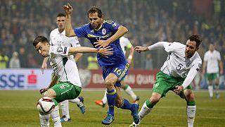 Ireland grab away goal in first Euro playoff against Bosnia-Hezegovina