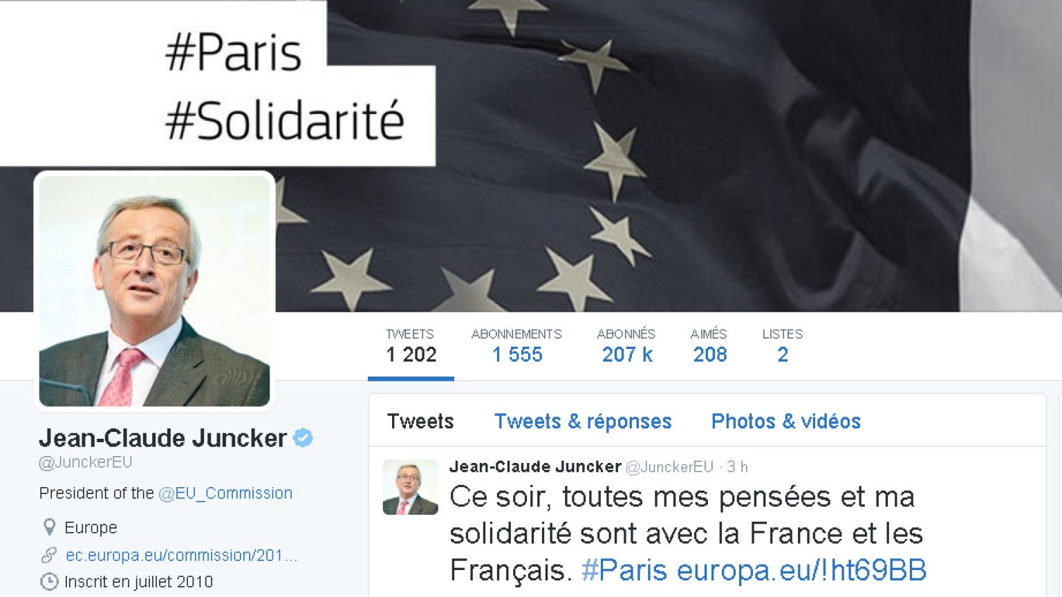 Dans la douleur, le monde solidaire de Paris