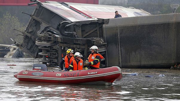 TGV: at least ten die as train plunges into canal TGV: at least ten die as train plunges into canal