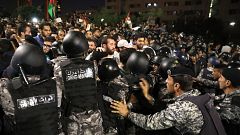 Image: Protest against new income tax in Amman