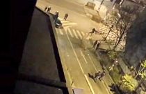 Egy szemtanú videója a szerdai rendőri akcióról