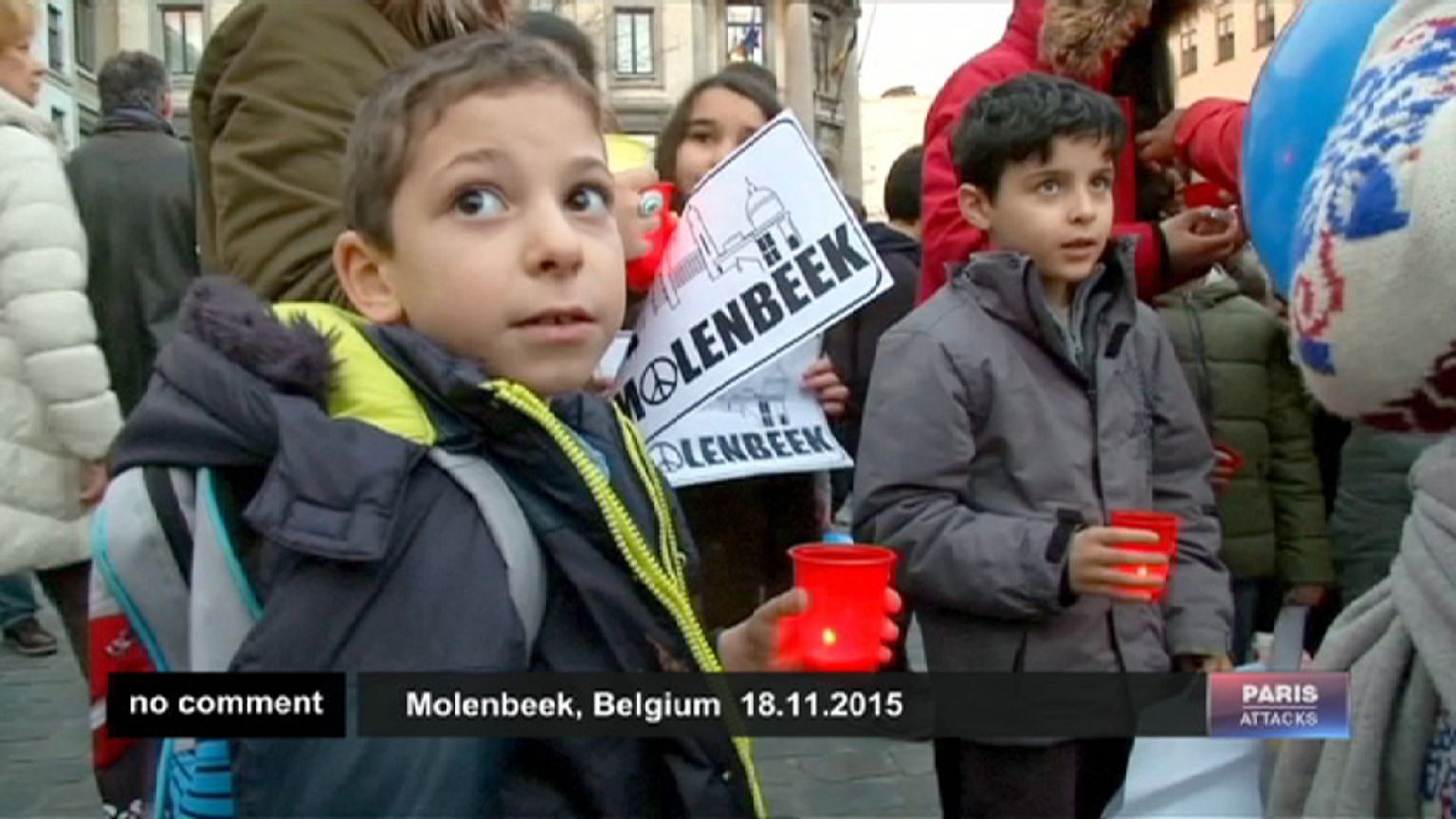 Molenbeek honours victims of Paris attacks