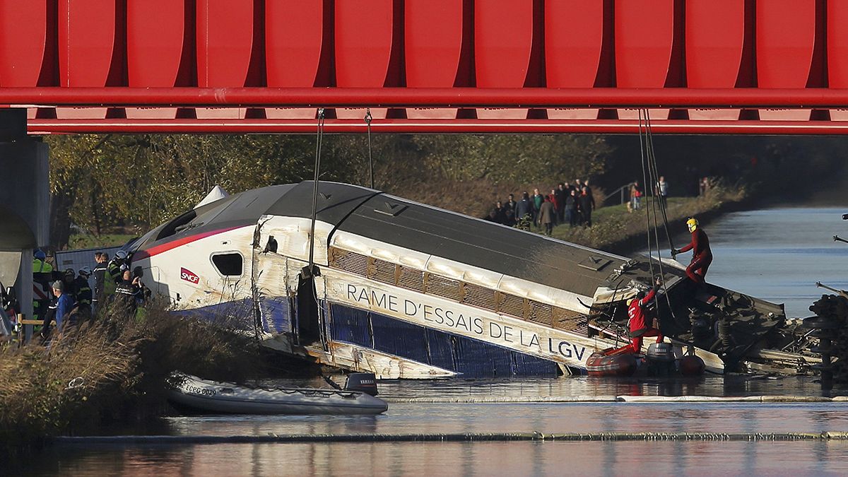 Excessive speed caused deadly train derailment in France