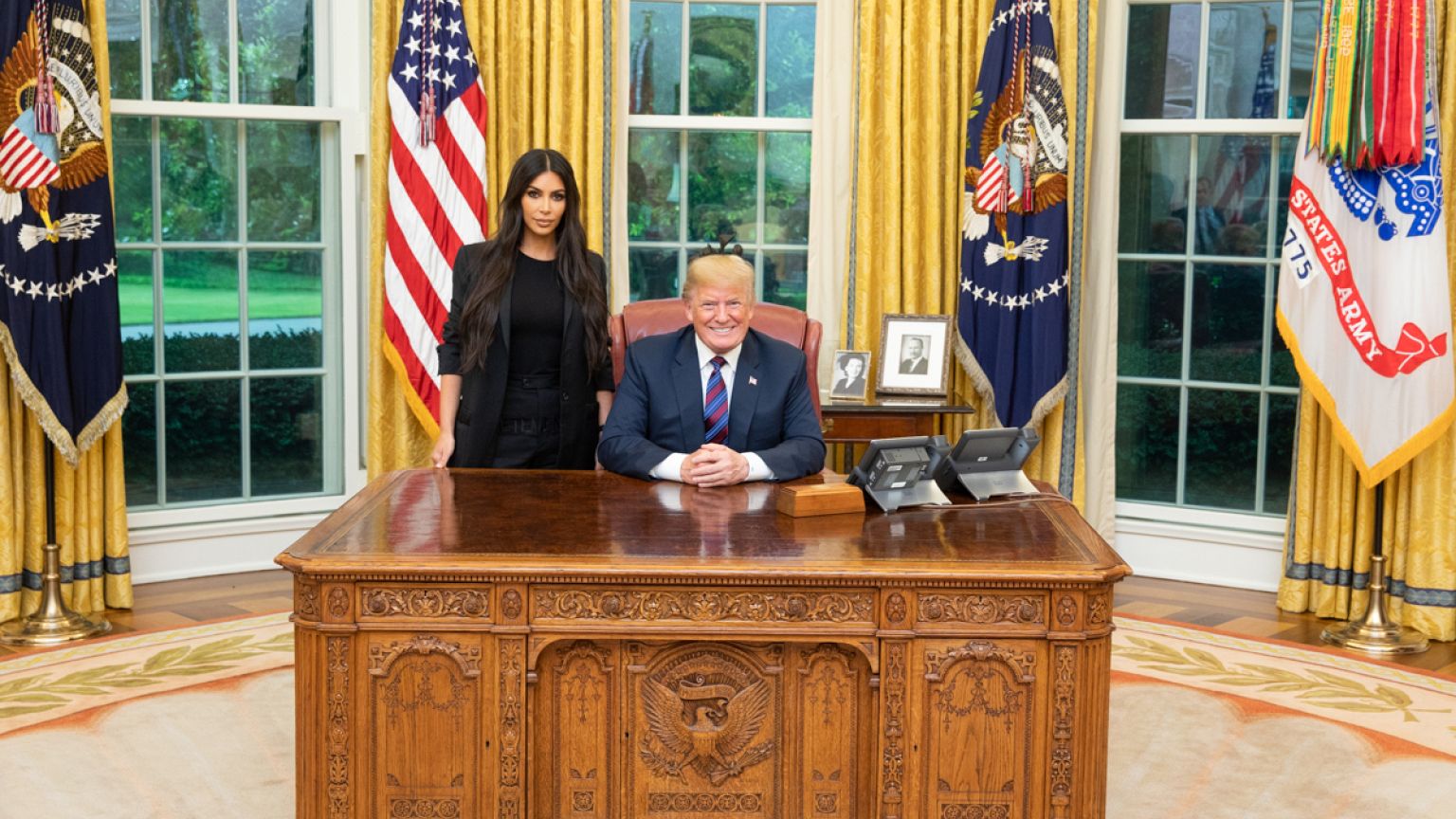 Image: Kim Kardashian, Donald Trump