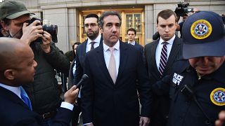 Image: Michael Cohen leaves court in New York