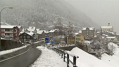 L'hiver arrive en Suisse