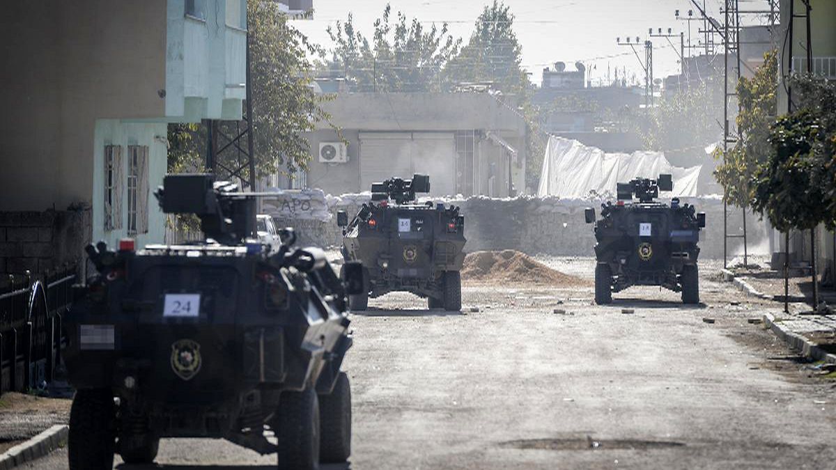 Clashes in Nusaybin in south eastern Turkey