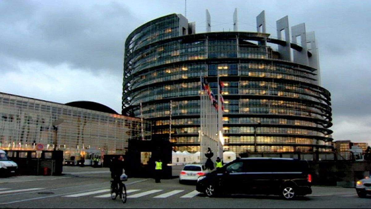 Strenge Sicherheitskontrollen im Straßburger Europaparlament