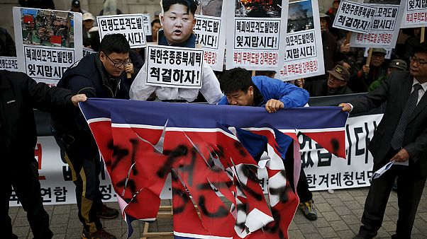 Észak-Korea ellen tüntettek Dél-Koreában Észak-Korea ellen tüntettek Dél-Koreában