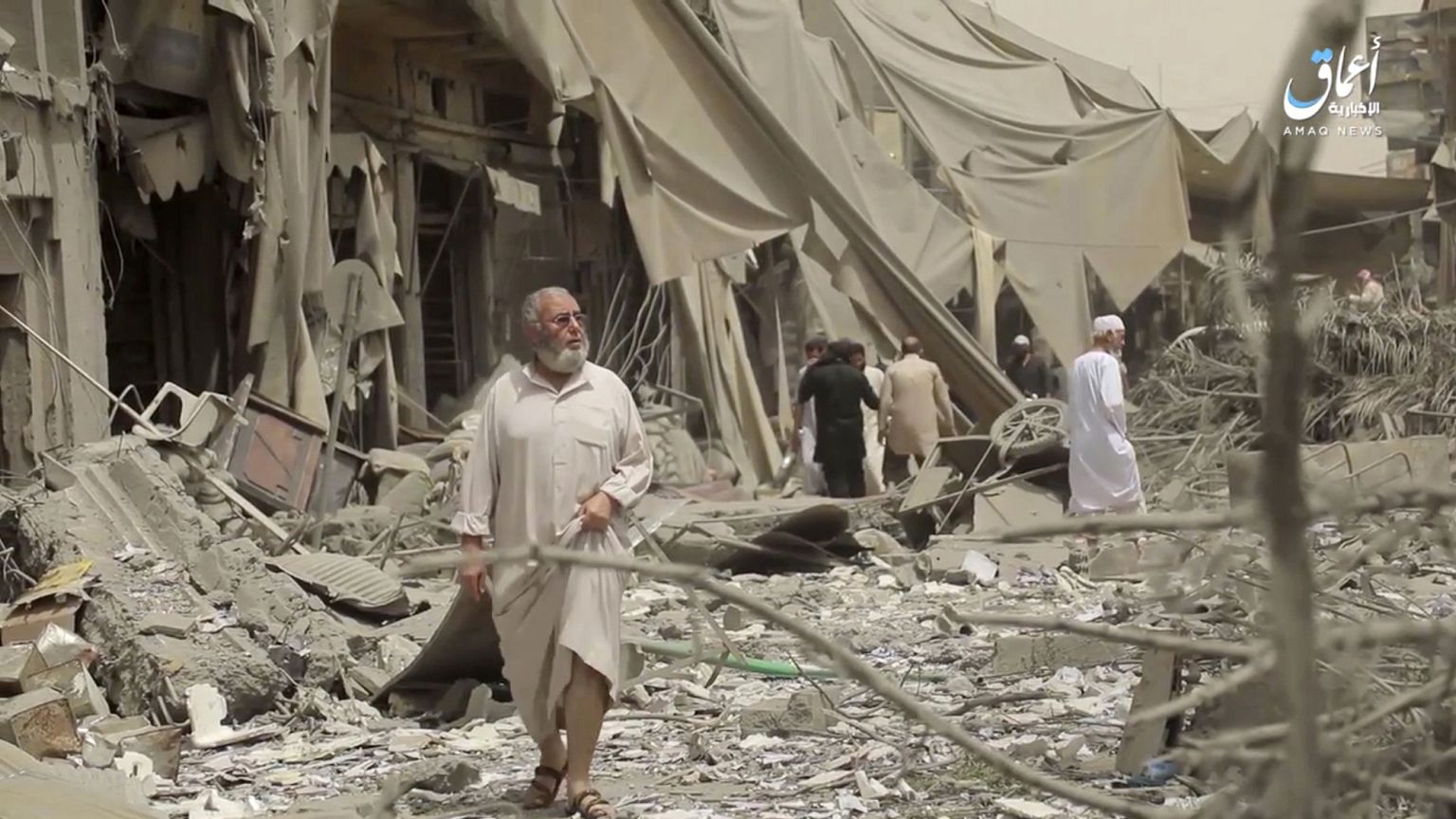 Image: Raqqa airstrikes
