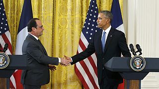 تاکید روسای جمهور فرانسه و آمریکا بر تشدید حملات علیه داعش