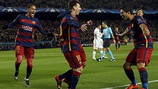 Champions League: Defending champs Barcelona storm into last 16