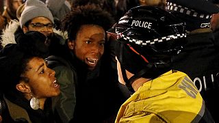 Chicago'da polis şiddeti protestosu
