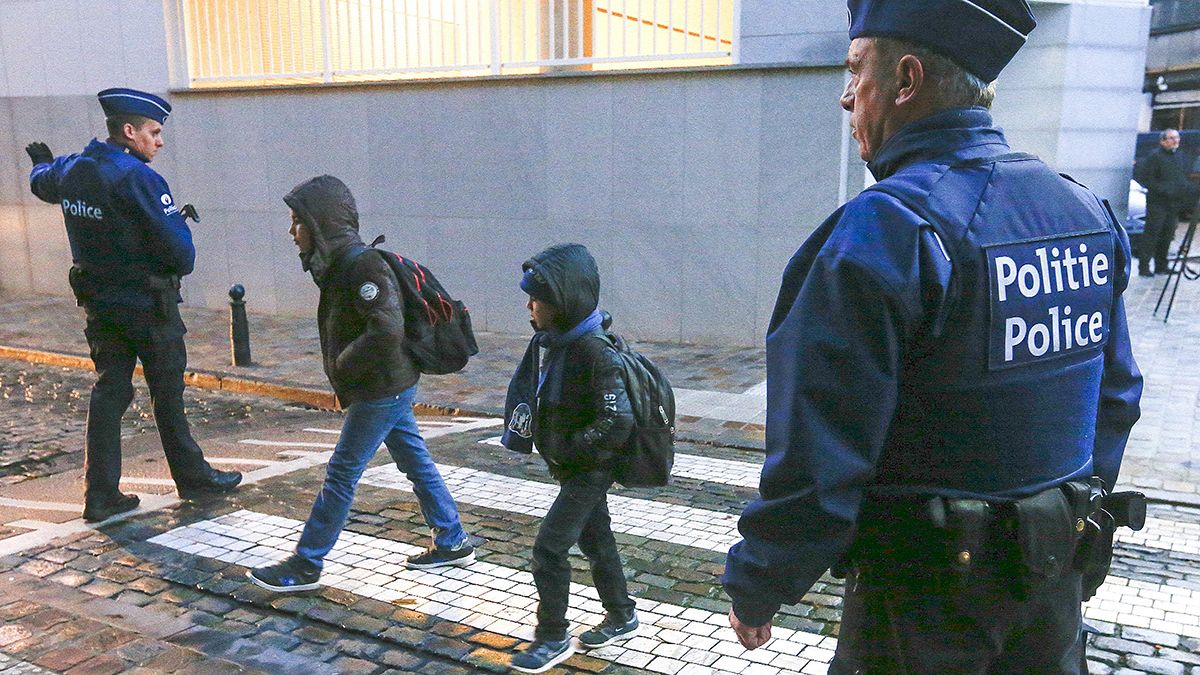 A terrorveszély ellenére is kinyitottak az iskolák Brüsszelben