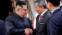 Kim Jong Un arrives in Singapore ahead of Trump summit