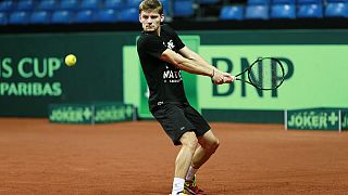 Davis Cup Finale - Goffin wartet auf Andy Murray