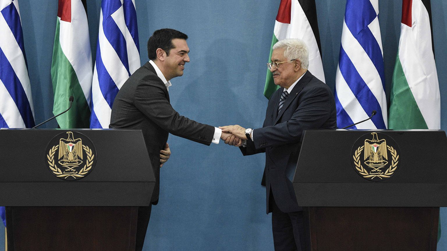 Παλαιστίνη: Υπέρ της ίδρυσης παλαιστινιακού κράτους στα σύνορα του '67, ο Αλέξης Τσίπρας