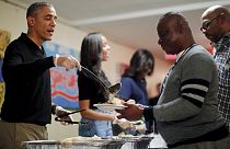 Obama alaba la generosidad con los refugiados en el Día de Acción de Gracias