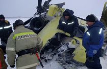 Al menos 10 muertos tras estrellarse un helicóptero Mi-8 en Siberia