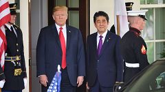 Image: Donald Trump and Shinzo Abe