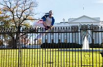 Un hombre se cuela en la Casa Blanca en Acción de Gracias