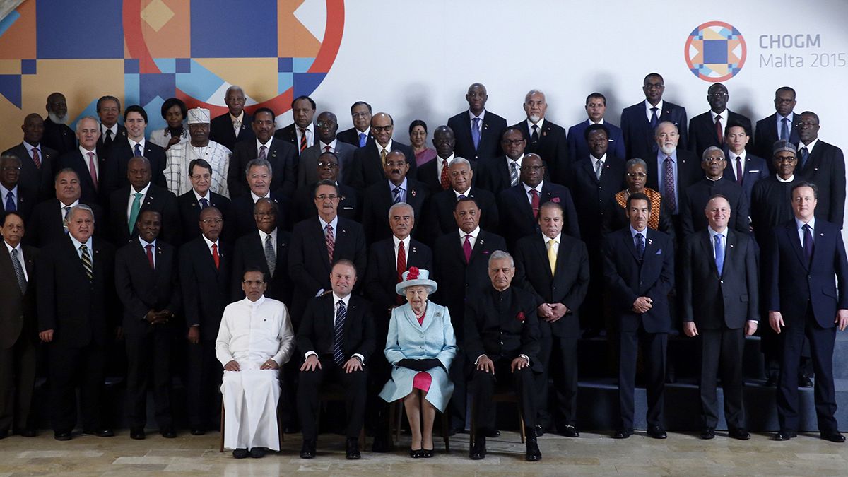 افتتاح اجلاس سران کشورهای مشترک المنافع توسط ملکه الیزابت در مالت