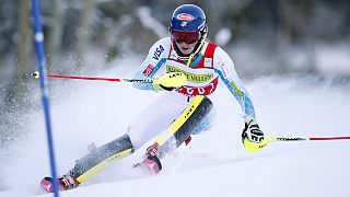 Mikaela Shiffrin lidera la prueba de eslalon de Aspen