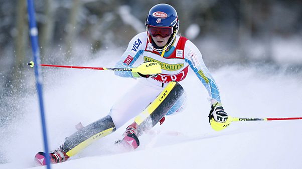 Mikaela Shiffrin Aspen'de şeytanın bacağını kırdı Mikaela Shiffrin Aspen'de şeytanın bacağını kırdı