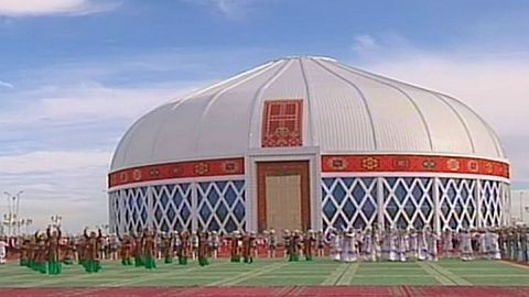 La yurta más grande de Turkmenistán