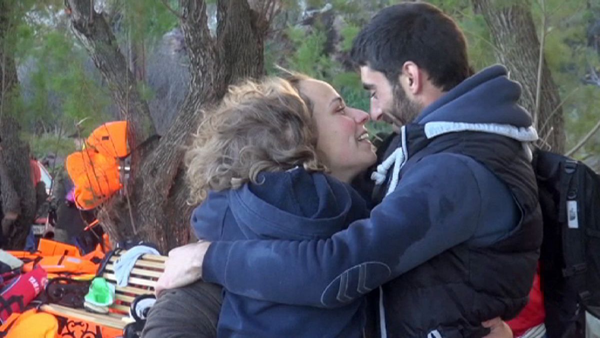 Το φουσκωτό με πρόσφυγες που έφτασε στη Λέσβο, ένωσε ένα ζευγάρι
