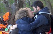 Happy ending for young couple caught up in Europe's migration crisis
