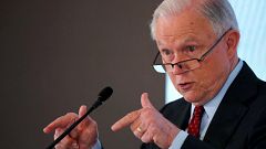 Image: U.S. Attorney General Sessions discusses new Justice Department init