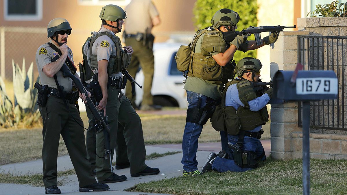 Two suspects are killed after a mass shooting in California leaves 14 dead