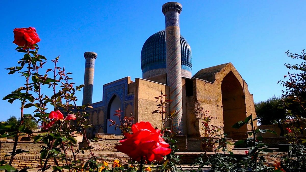 «Открытки из Узбекистана»: мавзолей Тамерлана в Самарканде