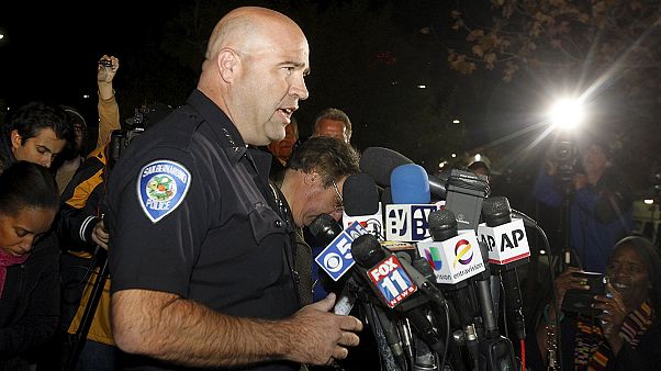 US police name suspects in San Bernadino shootings in which 14 people died US police name suspects in San Bernadino shootings in which 14 people died