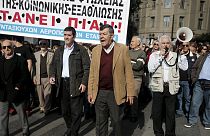 Manifestation et grève générale en Grèce à la veille du vote du budget