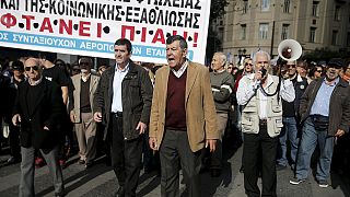 Greek capital brought to a standstill as workers strike against austerity