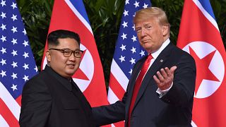 Image: North Korean leader Kim Jong Un and U.S. President Donald Trump