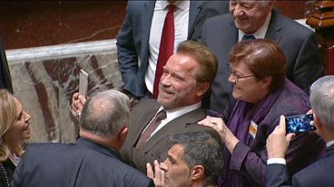 Climate change not a movie, Schwarzenegger tells MPs