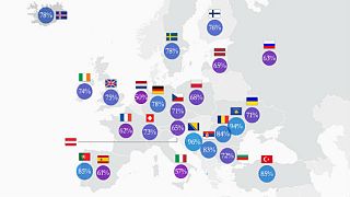 Avrupa'da tuvaletten sonra elini yıkama alışkanlığının haritası