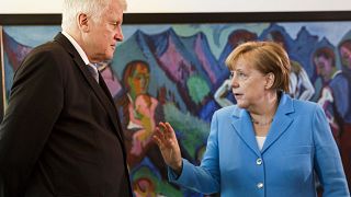 Image: Merkel and Seehofer