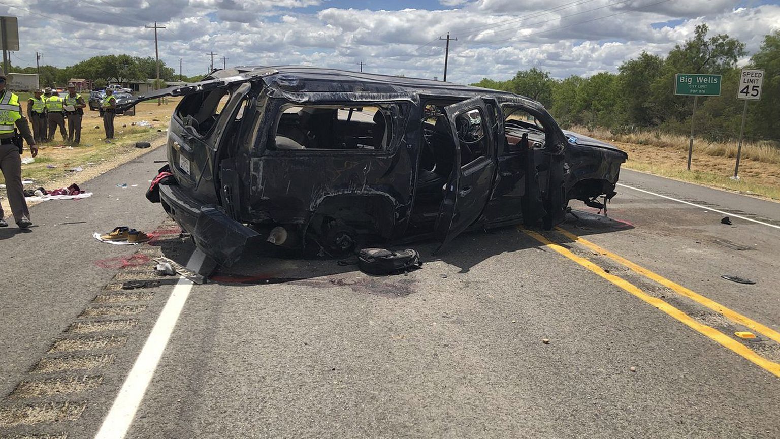 Image: Immigrant Big Wells Crash