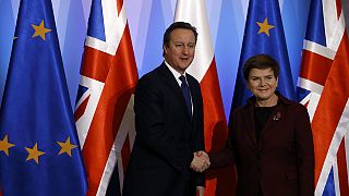 Cameron in Polonia a caccia di consenso su riforma Ue, ma l'accordo resta lontano