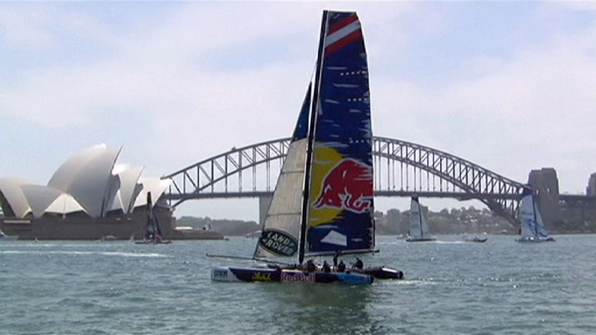 Extreme Sailing Series Sydney'de nefes kesti