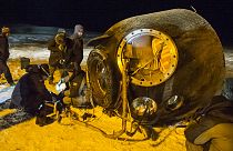 Soyuz Dünya'ya döndü