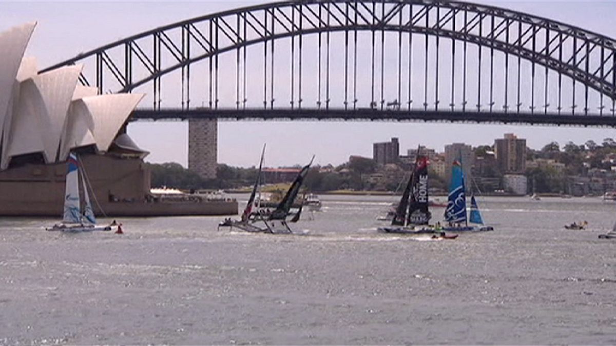 Extreme Sailing Series - The Wave Muscat dominiert vor Sydney