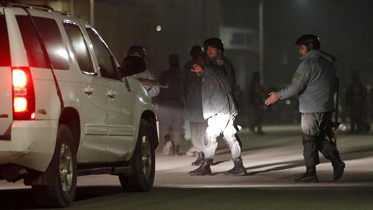 Una casa de huéspedes extranjera ha sido el blanco de los ataques talibanes en Kabul