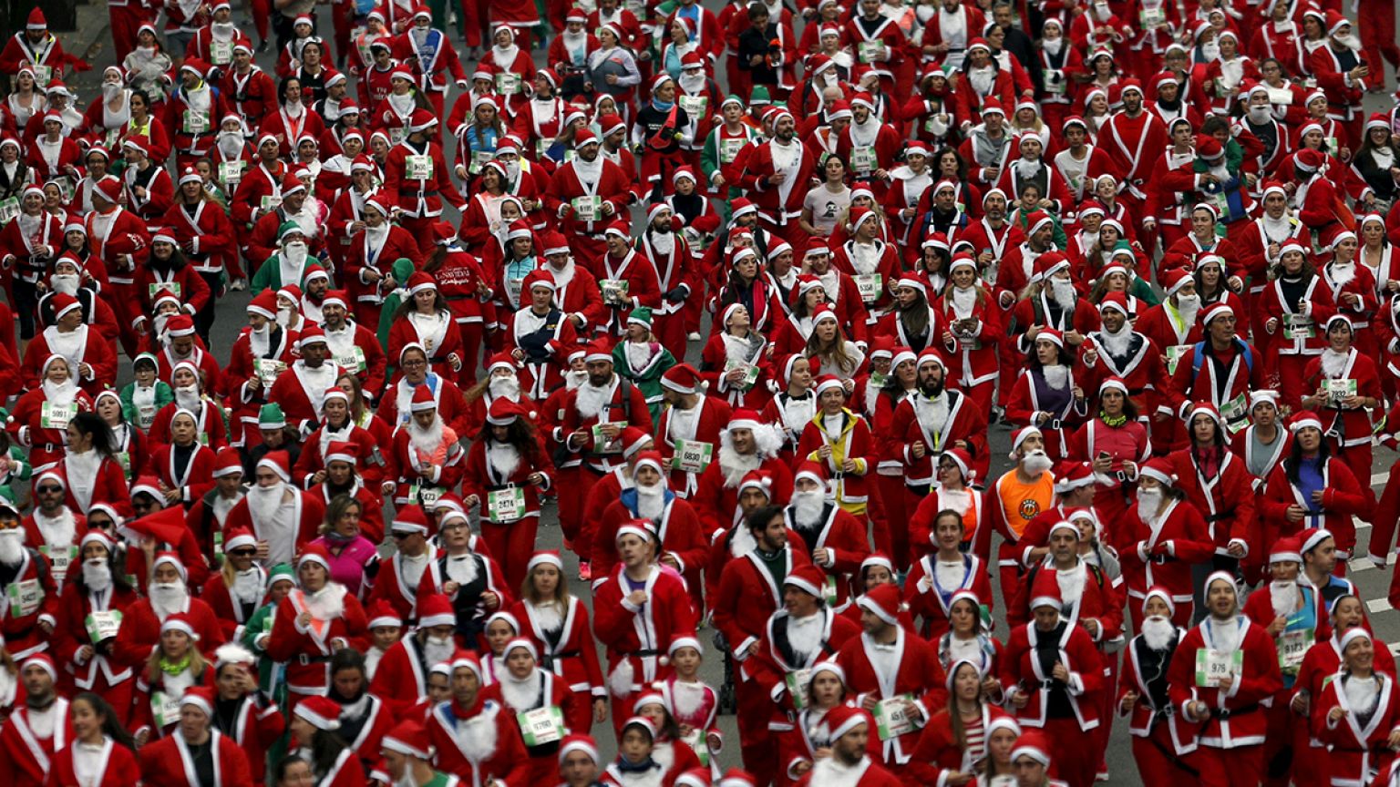 Cours, Père Noël, cours